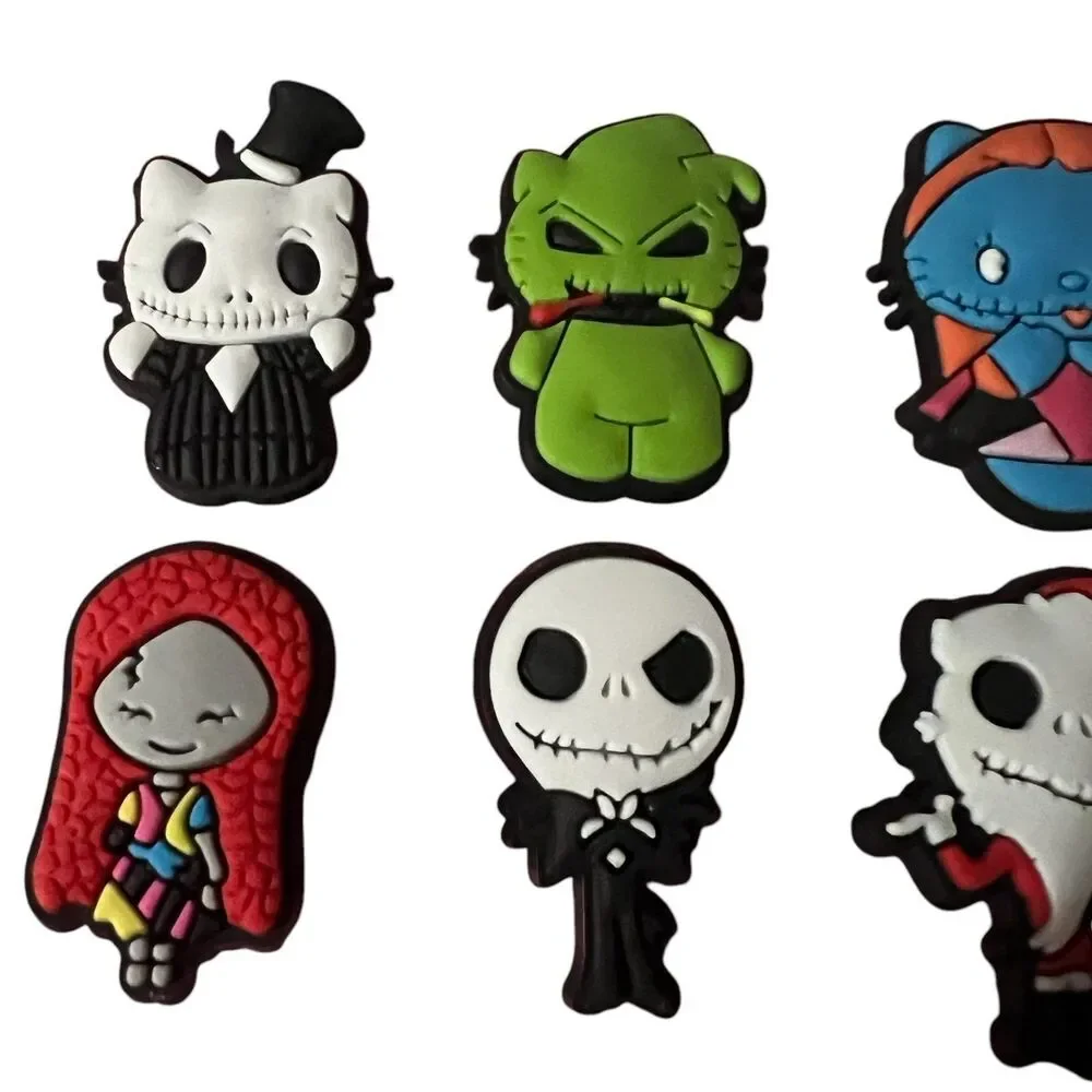 Nightmare Before Christmas Jack Skellington Hello Kitty Shoe Charms
